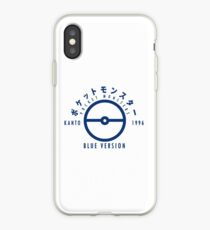 Pokemon Blue Version iPhone Case