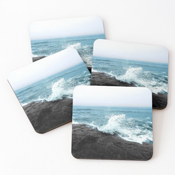 Item preview, Spraying Blue Ocean Waves  designed and sold by Neha Dargar.