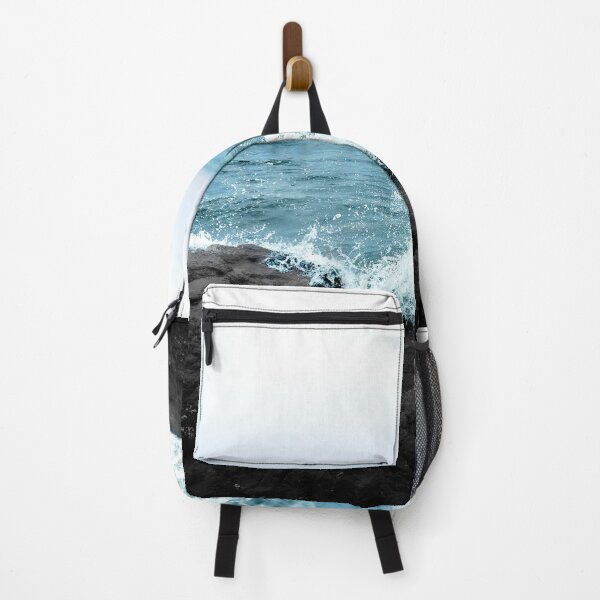 Item preview, Spraying Blue Ocean Waves designed and sold by Neha Dargar.