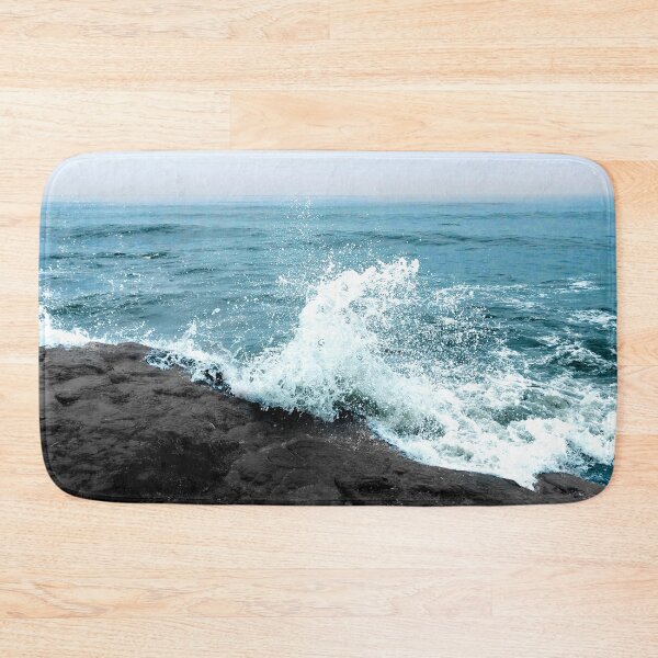 Item preview, Spraying Blue Ocean Waves  designed and sold by Neha Dargar.
