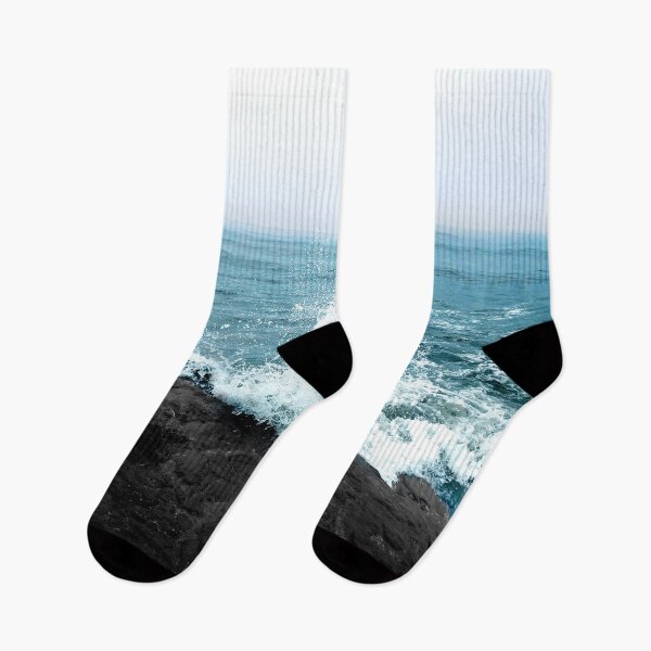 Item preview, Spraying Blue Ocean Waves  designed and sold by Neha Dargar.