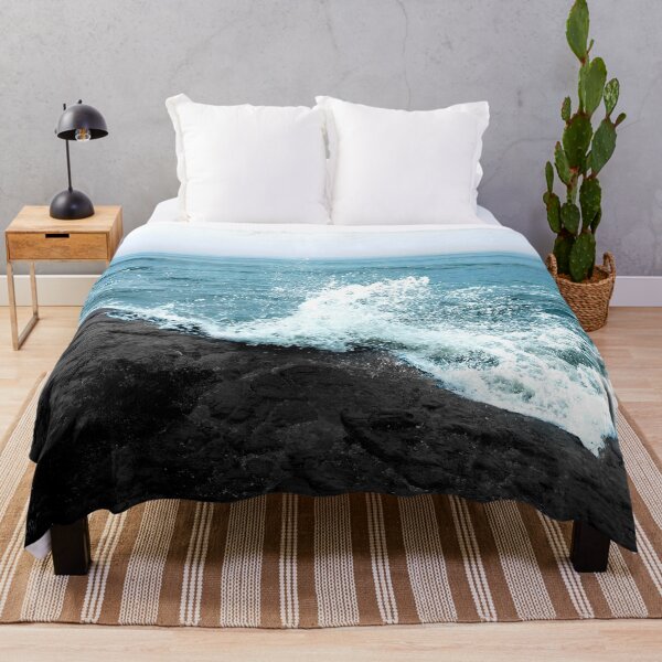 Item preview, Spraying Blue Ocean Waves  designed and sold by Neha Dargar.