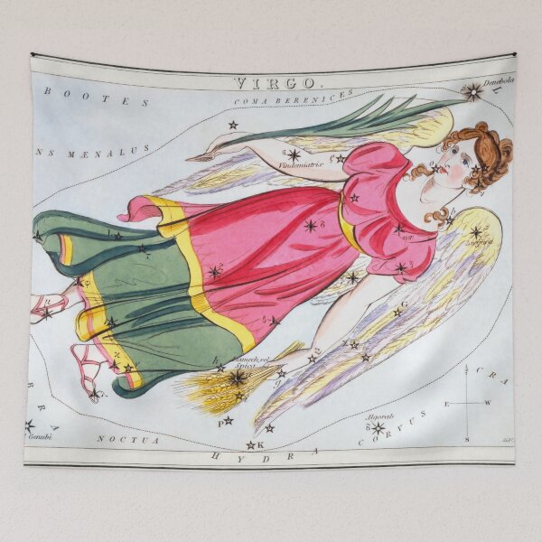 Item preview, Antique Virgo Constellation Map designed and sold by VintageArchive.