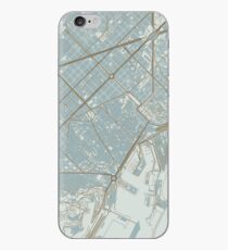 Barcelona Map (Winter) iPhone Case