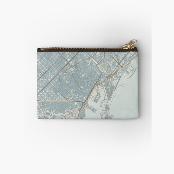 Item preview, Barcelona Map (Winter) designed and sold by RobinStevens.