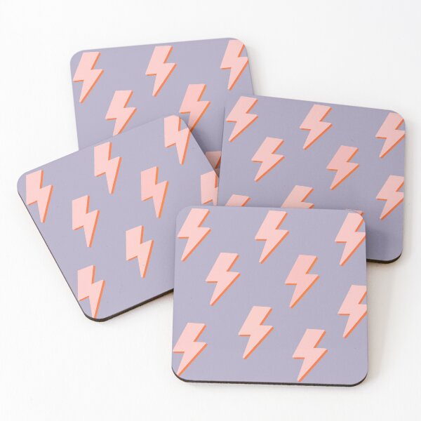 Item preview, Lavender & Pink Pastel Lighting Bolts designed and sold by WildeandCo.