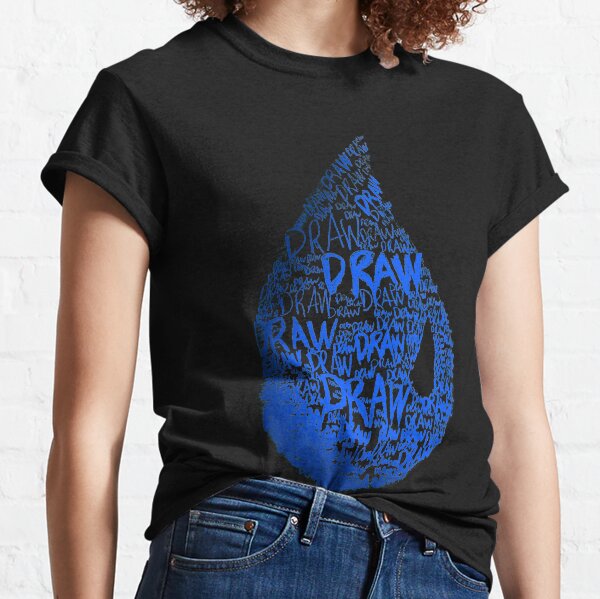 MTG Blue Mana | Magic the Gathering Draw Sticker Classic T-Shirt