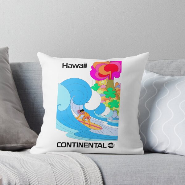 Item preview, 1969 HAWAII Continental Airlines Travel Poster designed and sold by retrographics.