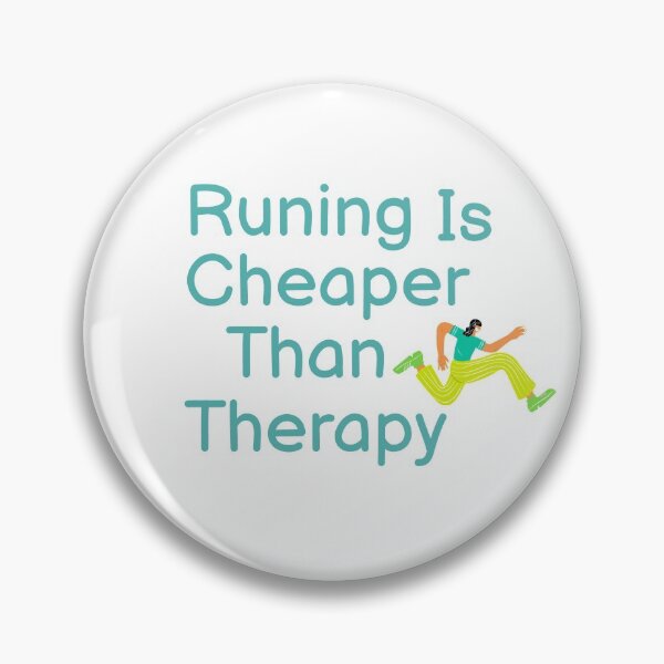 Item preview, Running Is Cheaper Than Therapy  designed and sold by BUCHRA.