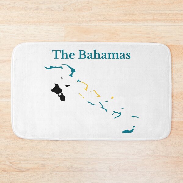 Item preview, The Bahamas Map Flag Design designed and sold by marosharaf.