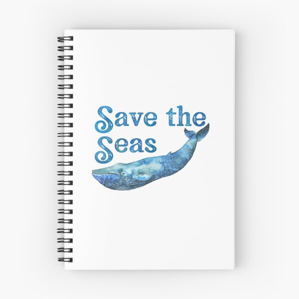 Item preview, Save the Seas - Save the Planet - Blue Whale Design designed and sold by SeaAndLight.