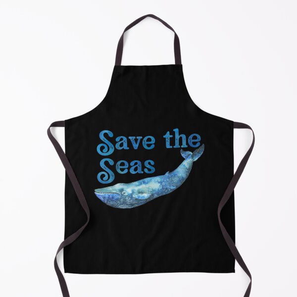 Item preview, Save the Seas - Save the Planet - Blue Whale Design designed and sold by SeaAndLight.