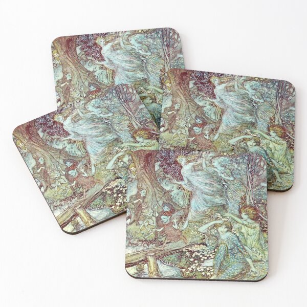 Item preview, Wood nymphs - Arthur Rackham designed and sold by Fairytribe.