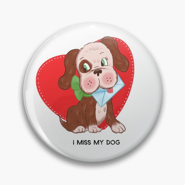 Item preview, I miss my dog, ,white, black designed and sold by Mydogheart4you.