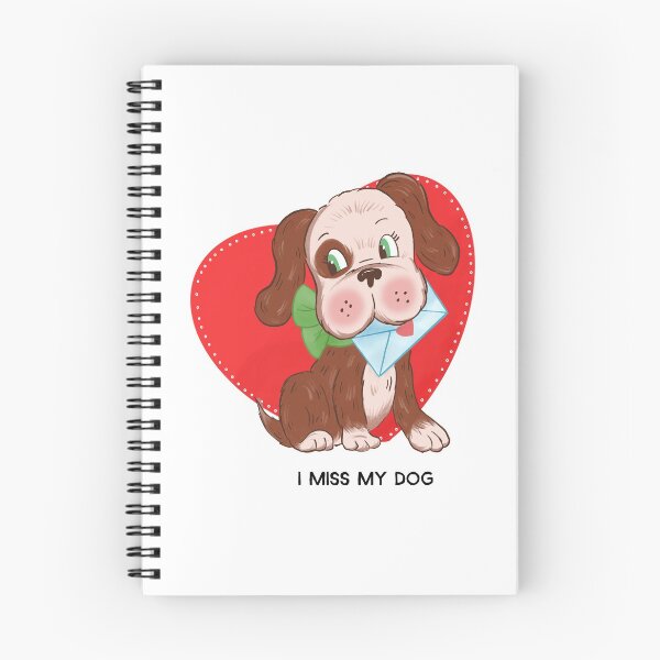 Item preview, I miss my dog, ,white, black designed and sold by Mydogheart4you.