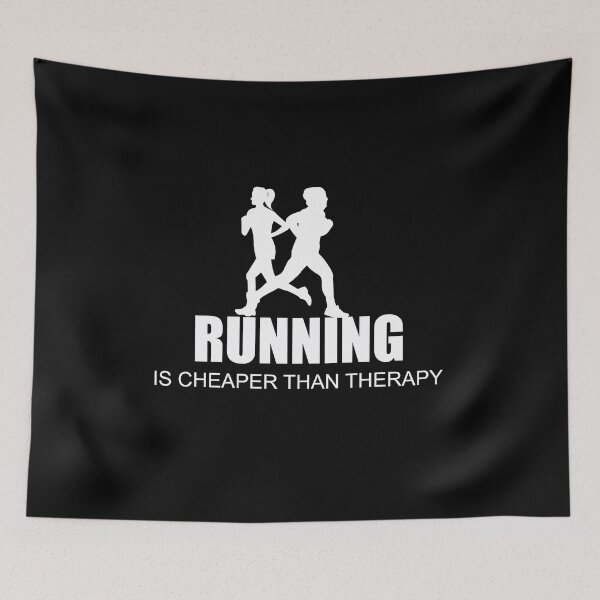 Item preview, Running Is Cheaper Than THERABY . designed and sold by Rexoo.