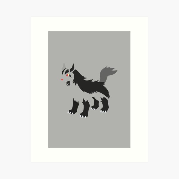 Mightyena Art Print