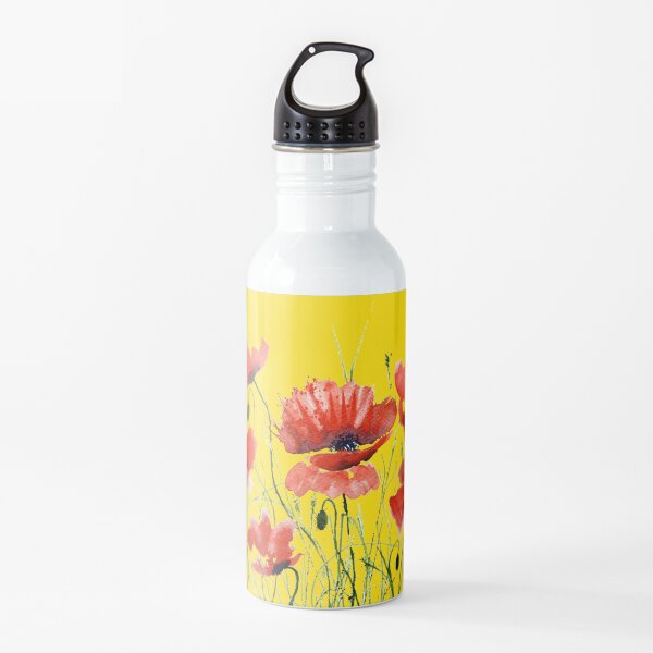 Golden Poppies Water Bottle