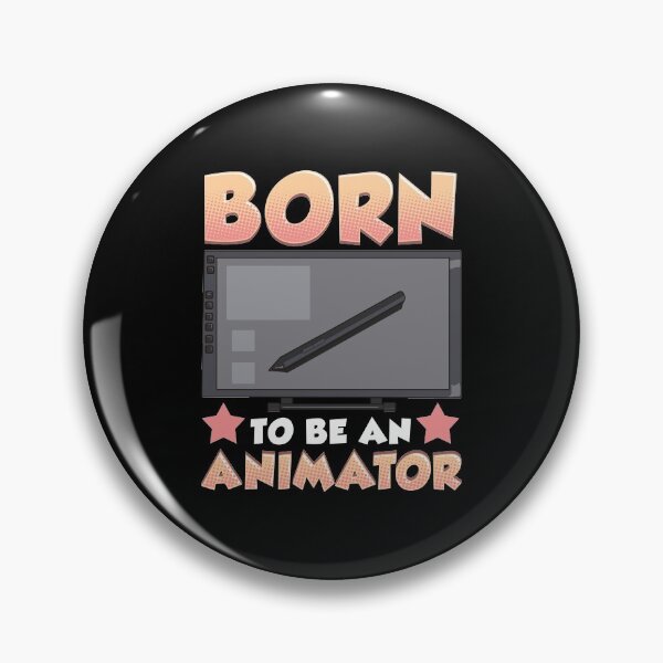 Item preview, Cute Born To Be An Animator Professional Artist designed and sold by perfectpresents.