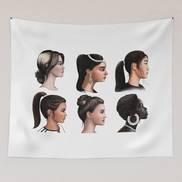 Item preview, seis mujeres de diferentes nacionalidades designed and sold by nataliavavilina.