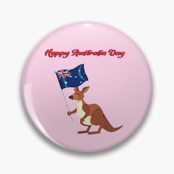 Artikelvorschau, Happy Australia Day Kangaroo Glücklicher Australia Day familiär entworfen und verkauft von Beautifulpaint.