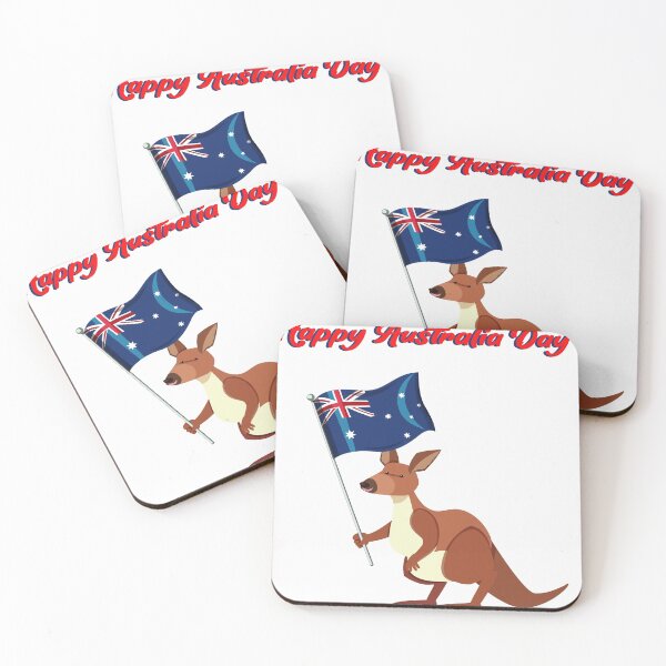 Item preview, Happy Australia Day Kangaroo Happy Australia Day familly  designed and sold by Beautifulpaint.