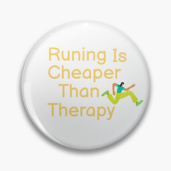 Item preview, Running Is Cheaper Than Therapy  designed and sold by BUCHRA.