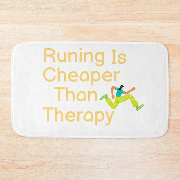Item preview, Running Is Cheaper Than Therapy  designed and sold by BUCHRA.