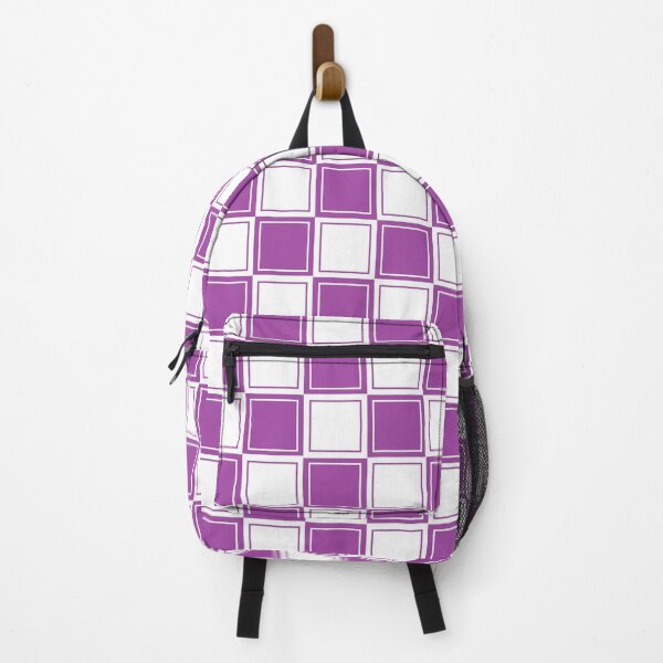 Item preview, Lined Checkered Purple and White  designed and sold by lornakay.