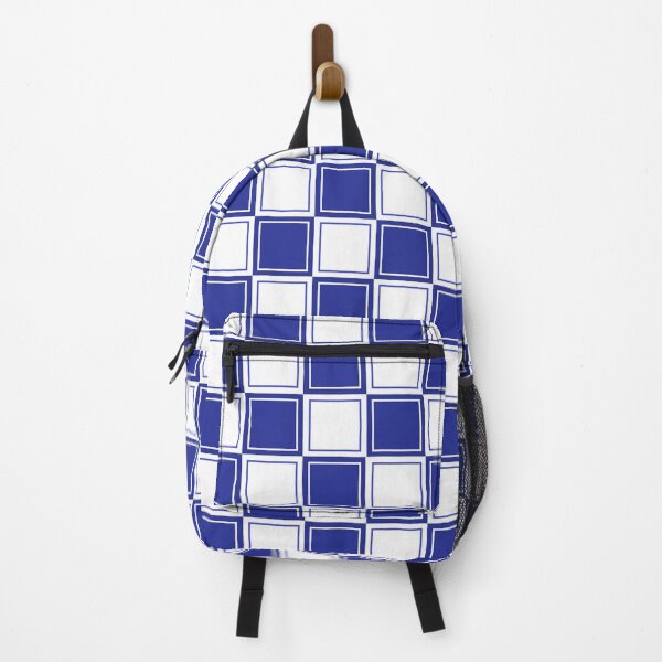 Item preview, Lined Checkered Blue and White  designed and sold by lornakay.