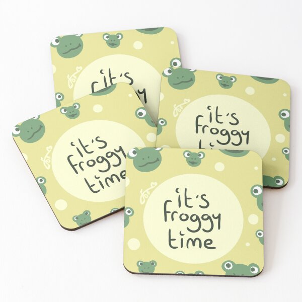 Item preview, It's froggy time - Yellow designed and sold by DolFinnDraws.