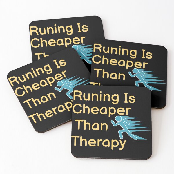 Item preview, Running Is Cheaper Than Therapy  designed and sold by BUCHRA.