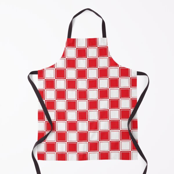 Item preview, Lined Checkered Red and White designed and sold by lornakay.