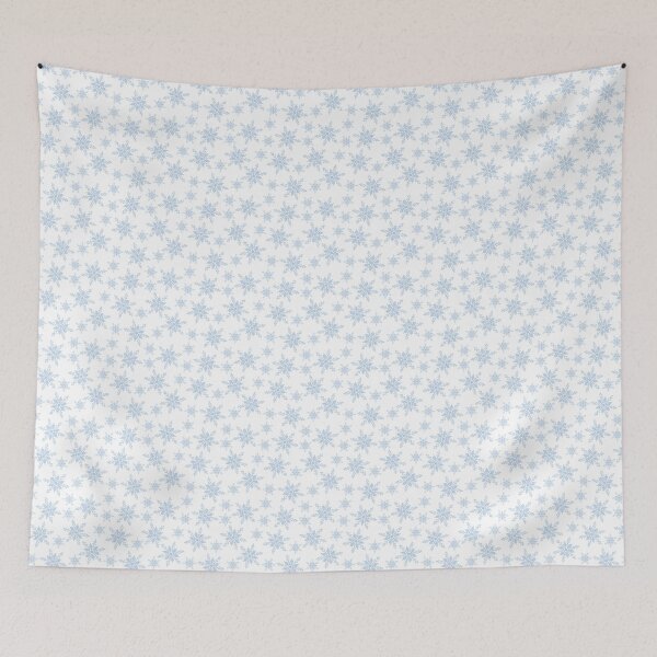 Item preview, Blue Snowflakes - White designed and sold by HB Loves Crafts.