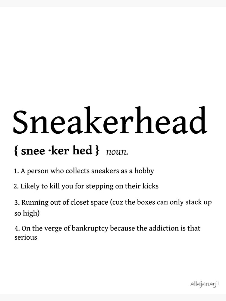 Definition Sneakerhead