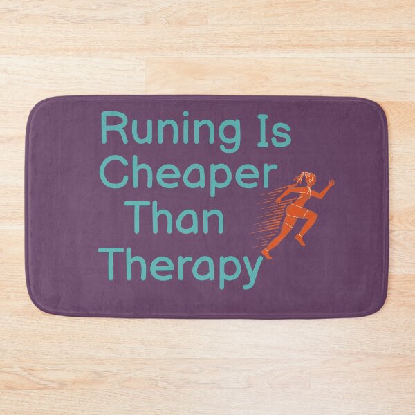 Item preview, Running Is Cheaper Than Therapy  designed and sold by BUCHRA.