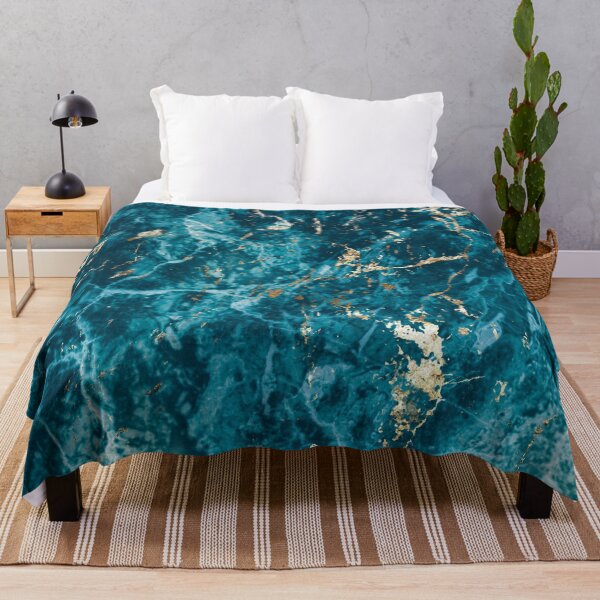 Item preview, Marble Turquoise Blue Gold Texture Perfect Gift designed and sold by ivaostrogonac.