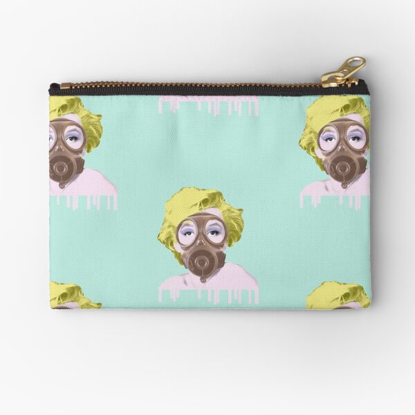 Gasmask Marilyn Zipper Pouch