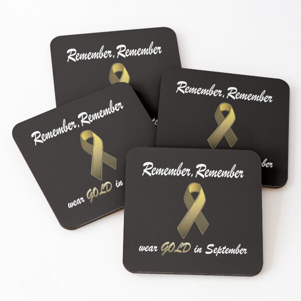 Item preview, Remember, Remember golden ribbon in September awareness designed and sold by Colator.