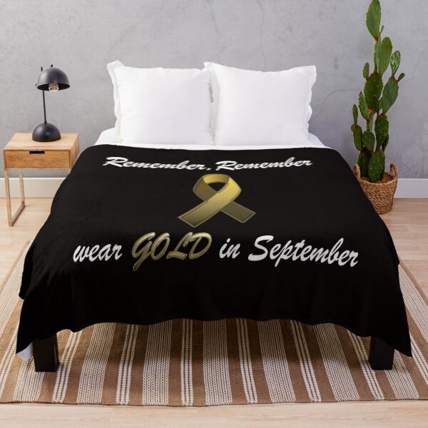 Item preview, Remember, Remember golden ribbon in September awareness designed and sold by Colator.