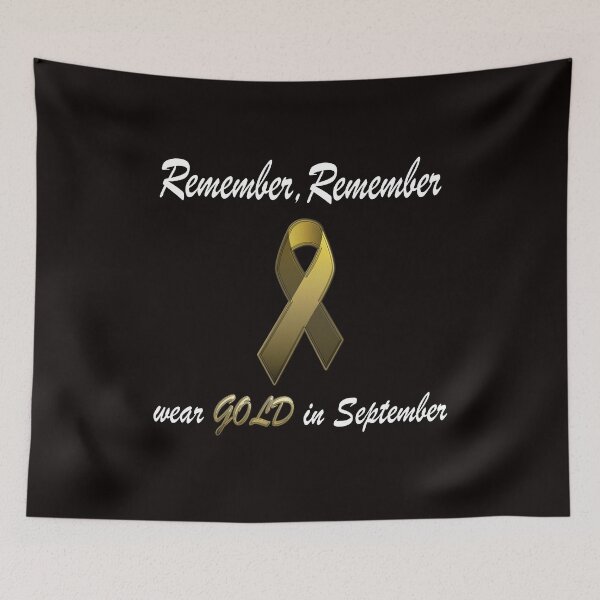 Item preview, Remember, Remember golden ribbon in September awareness designed and sold by Colator.