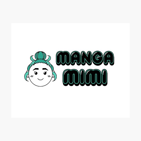 Manga Mimi Logo Photographic Print