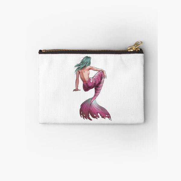 Item preview, Beautiful pink mermaid with blue hair without background designed and sold by CecyLL.