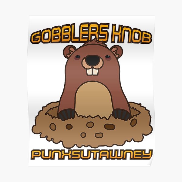 Art Mural Sur Le Theme Joyeux Jour De La Marmotte 2 F C3 vrier Redbubble