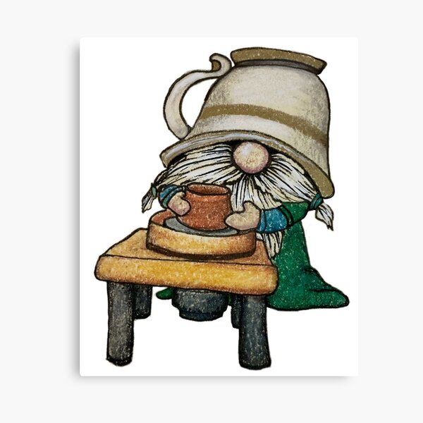 Gnome Potter Canvas Print