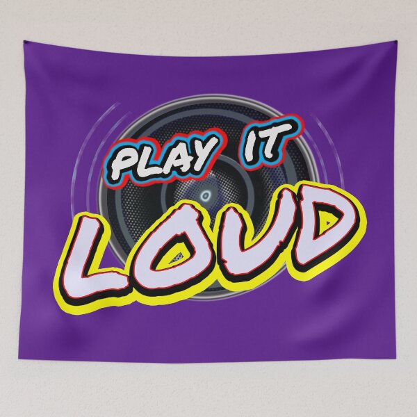 Item preview, play it loud graffiti designed and sold by Gnfree.