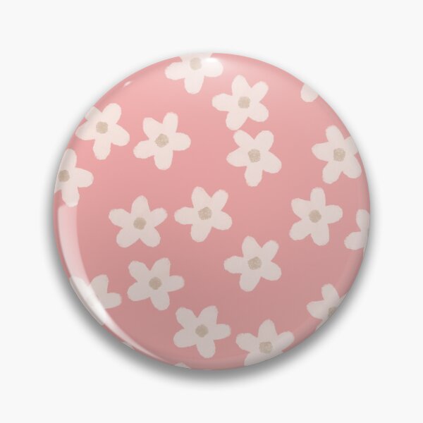 Item preview, Spring Floral Daisy Print in Pastel Pink designed and sold by WildeandCo.