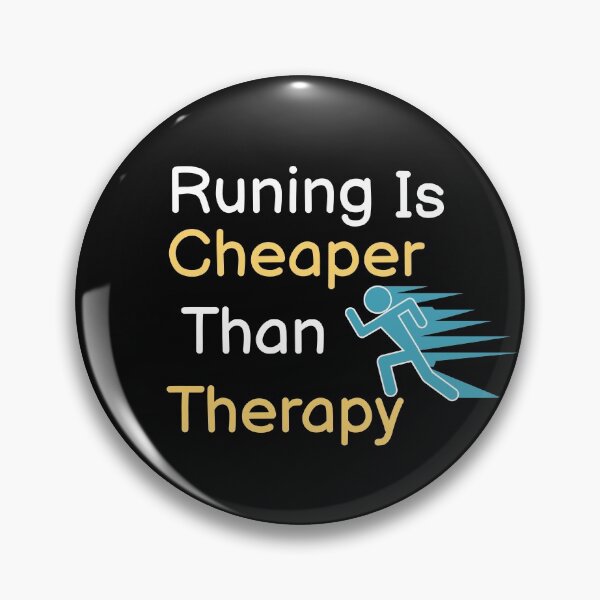 Item preview, Running Is Cheaper Than Therapy  designed and sold by BUCHRA.
