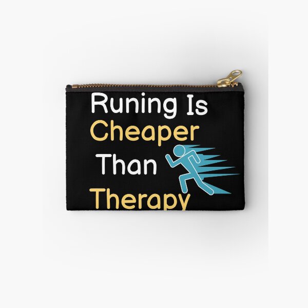Item preview, Running Is Cheaper Than Therapy  designed and sold by BUCHRA.