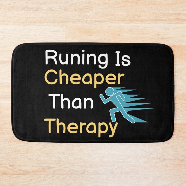 Item preview, Running Is Cheaper Than Therapy  designed and sold by BUCHRA.